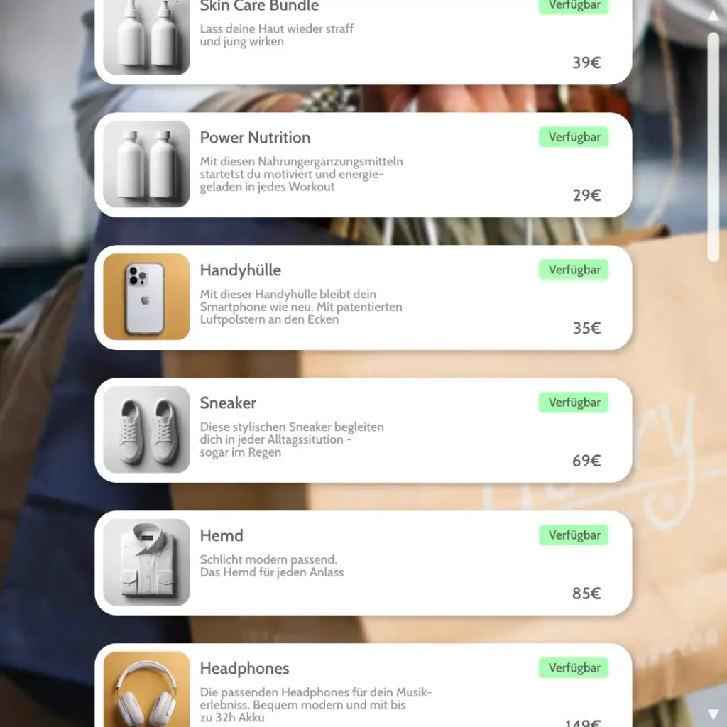 Webseitz online shop